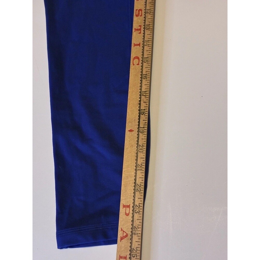 Crz yoga Leggings Sz xs royal Blue Ankle Pilates pockets athletic - Picture 12 of 13